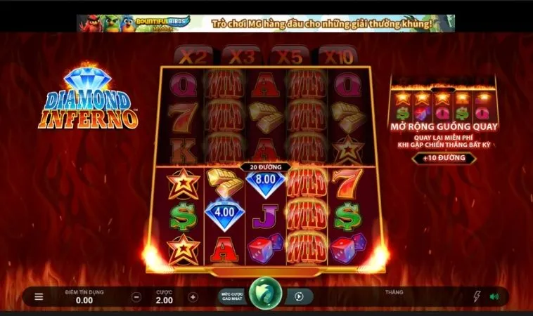 Đồ họa game Nổ Hũ Kim Cương tại JBO thiết kế đẹp, ấn tượng