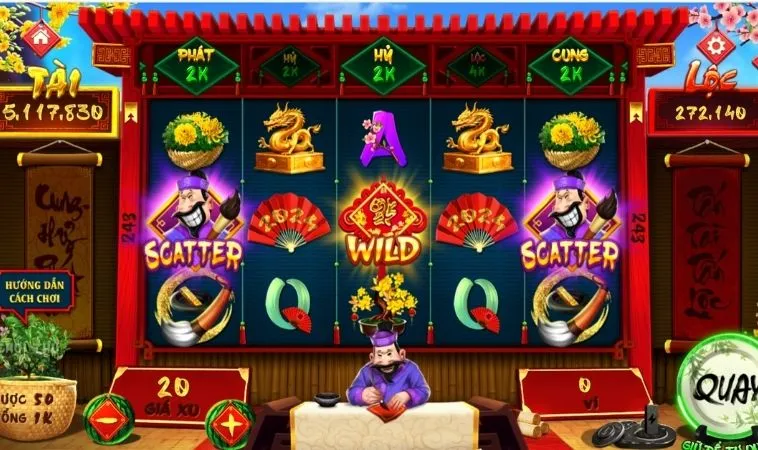 Cách Chơi Nổ Hũ Ông Đồ Tại JBO Chinh Phục Jackpot 2 Các biểu tượng trong game nổ hũ Ông Đồ tại JBO